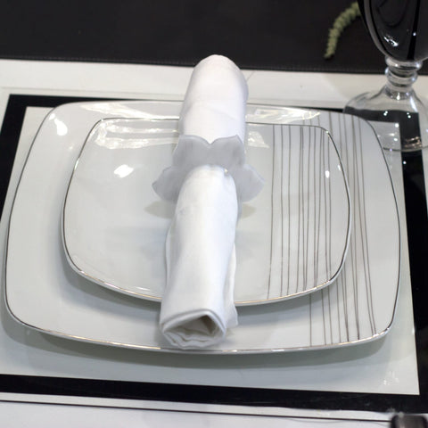 Lucite Petal Napkin Ring (4)