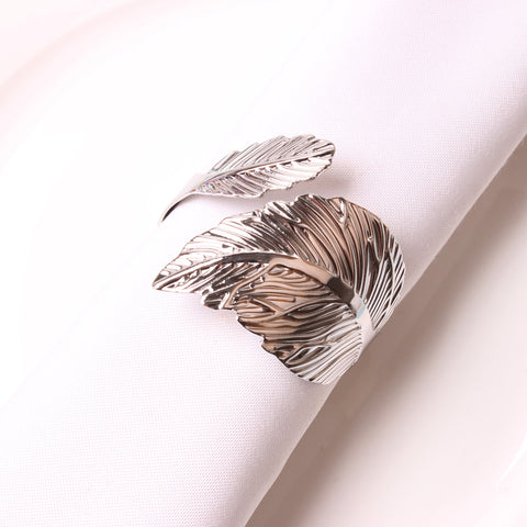 Leaves Napkin ring - Silver (6)