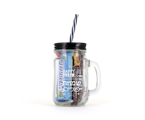 Purim Mason Jar