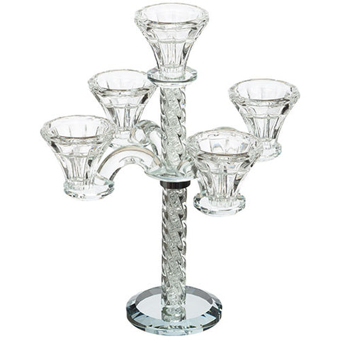 Crystal 5 Branch Candlesticks