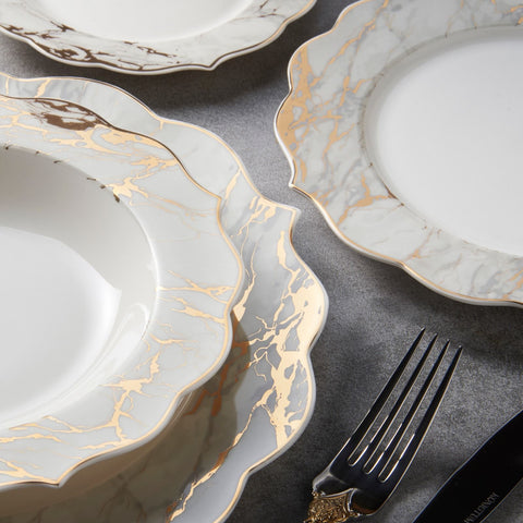 KONIGTUM Dinnerset Marble 24 Pcs