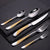 KONIGTUM Cutlery Set 30 Pcs Gold Silver