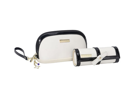 Bluestone Make up bag - White/Black