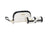 Bluestone Make up bag - White/Black