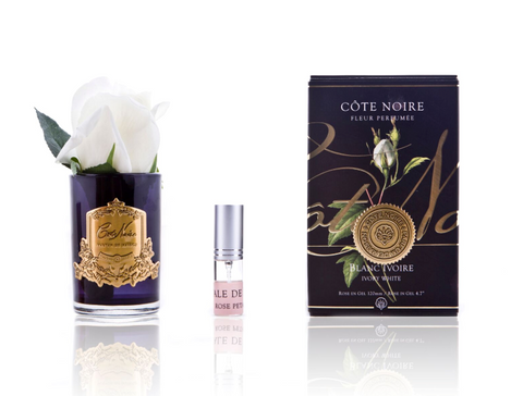 Cote Noire Natural Touch Rose Bud - Ivory White