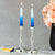 Set of 2 Nickel Plated Candlesticks 17 cm