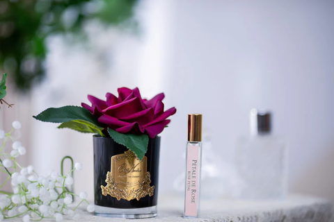 Cote Noire Natural Touch Single Rose - Carmine Red