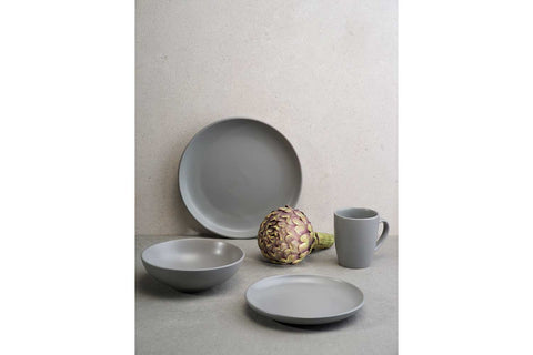 Viva Dinner Set - Grey 16 Pcs