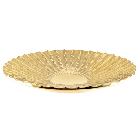 Brilliant Golden Fruit Dish 36 Cm