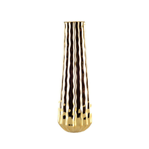 Brilliant Golden Vase 35 cm