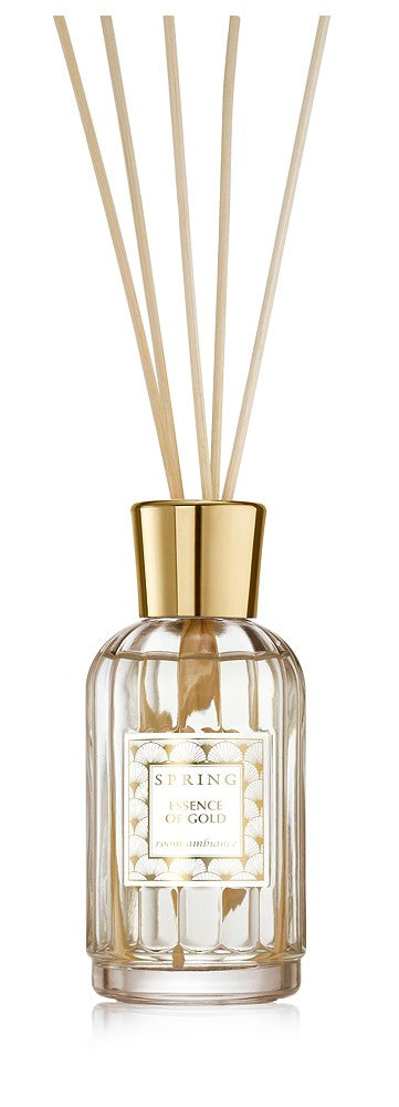 Spring 180ml Clear Luxury Diffuser – Essence Of Gold