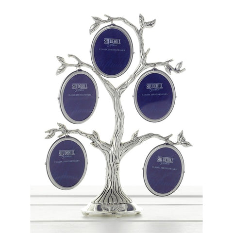 Antique 5 Picture Family Tree Frame