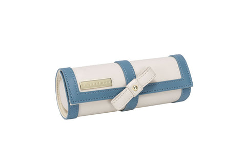 Bluestone Jewellery roll - Blue/Beige