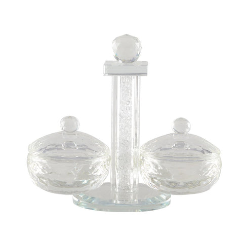 Crystal Round Shaker Salt & Pepper