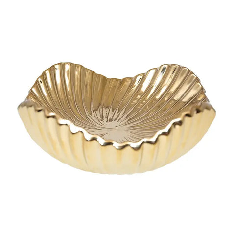 Golden Ceramic Bowl