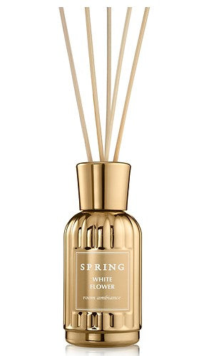 Spring 100ml Gold Luxury Diffuser – White Flower