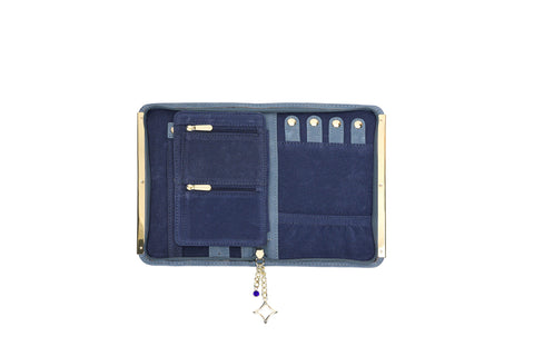 Bluestone Luxury Jewellery Wallet - Blue