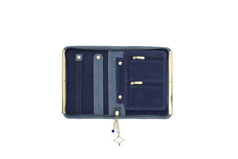 Bluestone Luxury Jewellery Wallet - Blue