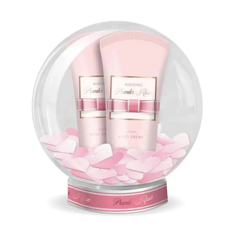 Globe Gift Set with Pink Soap Petals