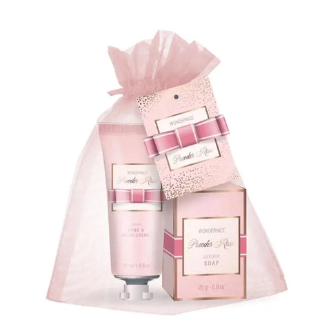 Mini Gift Set Powder Rose in Pink Organza