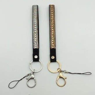 Keychain with diamonds