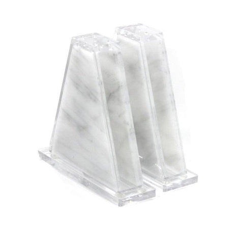Lucite Salt Shakers - Triangle