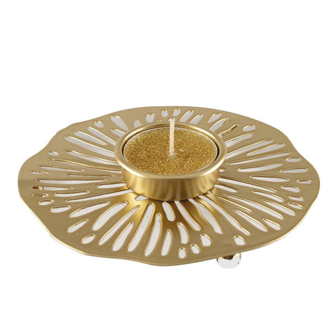 Gold Candle Holder