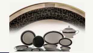 Dinnerset Normand Black 24 Pcs