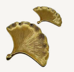 Gold Tray Fan Small
