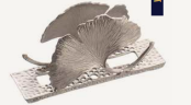 Napkin Holder Gingko Silver