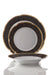 Dinnerset Bolero Gold/Black 18 pcs