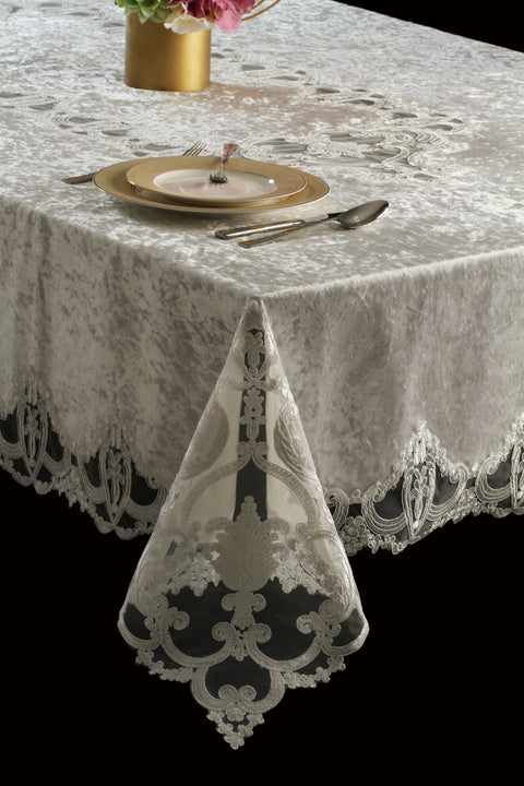 Tablecloth Saphire Beige 165x250 cm