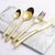 Gold Cutlery Set 24 Pcs