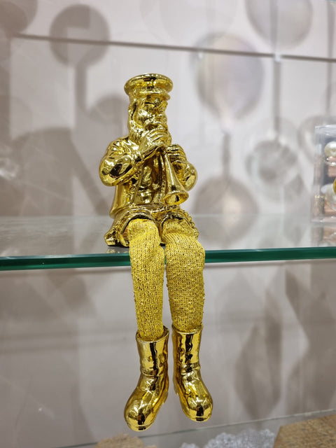 Gold Figurine - Trumpet Player