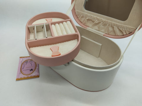 Jewellery Box With Bow - Pink