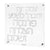 Birchas Haesek Die-Cut Marble - 14x14